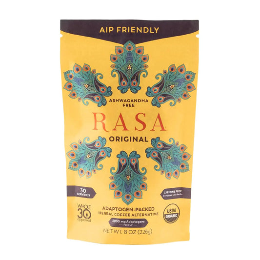 Rasa Original (AIP Diet Version) – Adaptogenic Mushroom Coffee Alternative | Made for Autoimmune Protocol Diet - No Nightshades | Ashwagandha-free Vegan Keto Whole 30 Ayurveda Wellness Tonic with Chaga & Reishi (8 oz / 30 Servings)